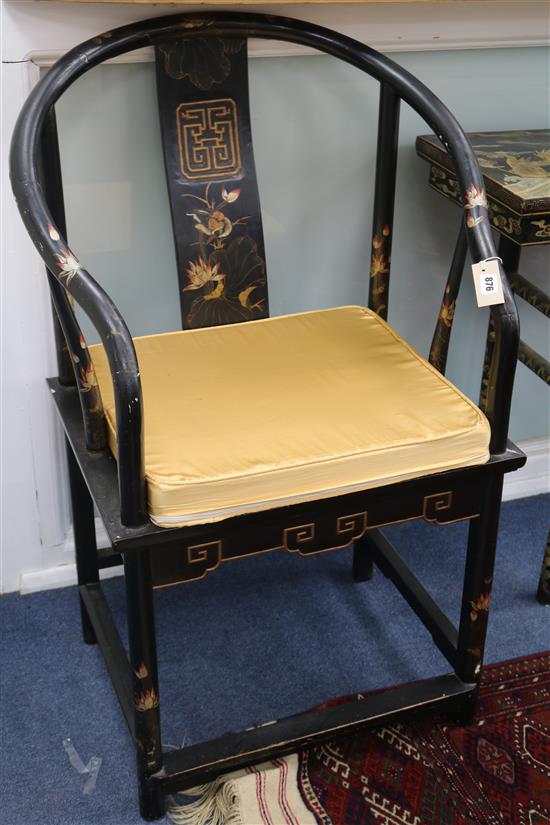 A pair of Chinese chairs